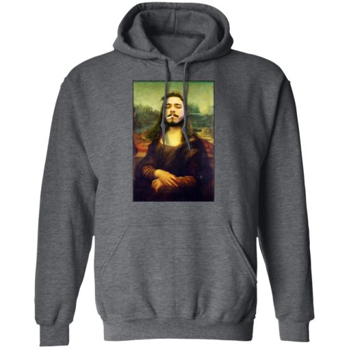 Post Malone Mona Lisa Smoking T-Shirts 12