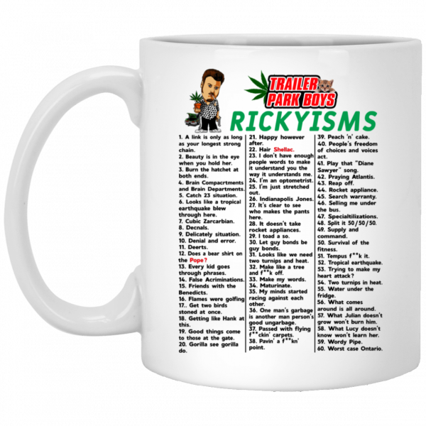 Trailer Park Boys Rickyisms Mug Coffee Mugs 3