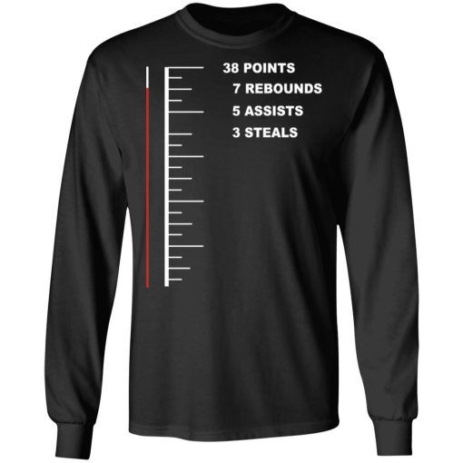 Flugame 38 Points 7 Rebounds 5 Assists 3 Steals T-Shirts - Image 9