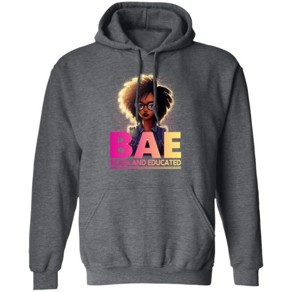 bae t shirt black and educated