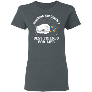 Autism Grandson And Grandpa Best Friends For Life Autism Awareness T-Shirts 18