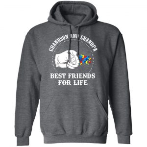 Autism Grandson And Grandpa Best Friends For Life Autism Awareness T-Shirts 23