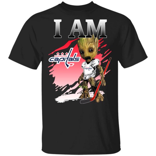 Washington Capitals I Am Groot T-Shirts 1