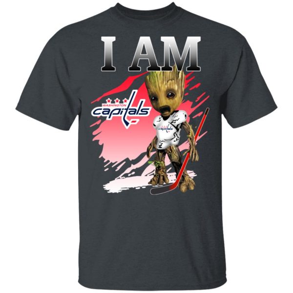 Washington Capitals I Am Groot T-Shirts 2