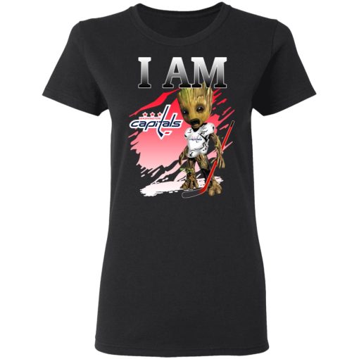 Washington Capitals I Am Groot T-Shirts 3