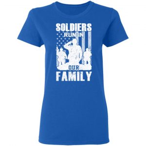 Veteran Soldiers Run In Out Family Veteran Dad Son T-Shirts 20