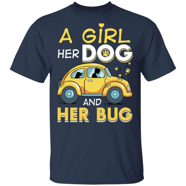 A Girl Her Dog And Her Bug T-Shirts 2