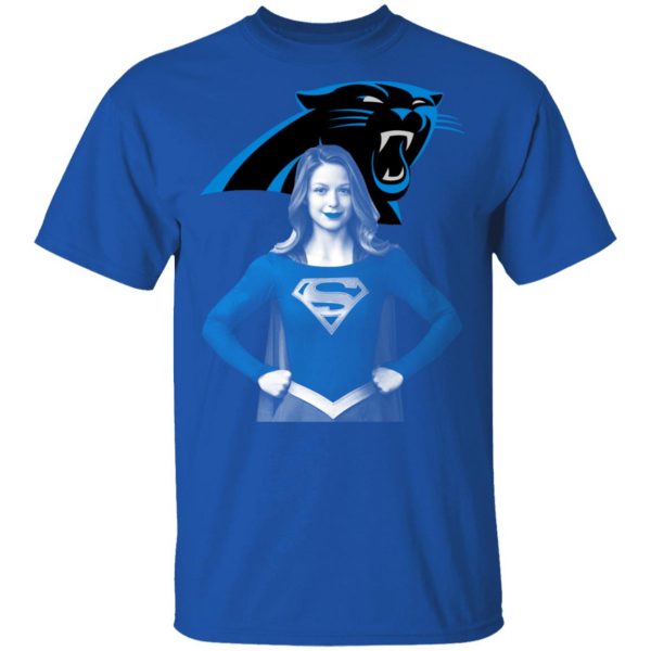 Super Girl Carolina Panthers T-Shirts 2