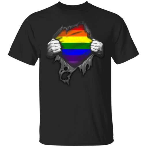 Rainbow Lesbian Gay Pride LGBT Super Strong T-Shirts 1