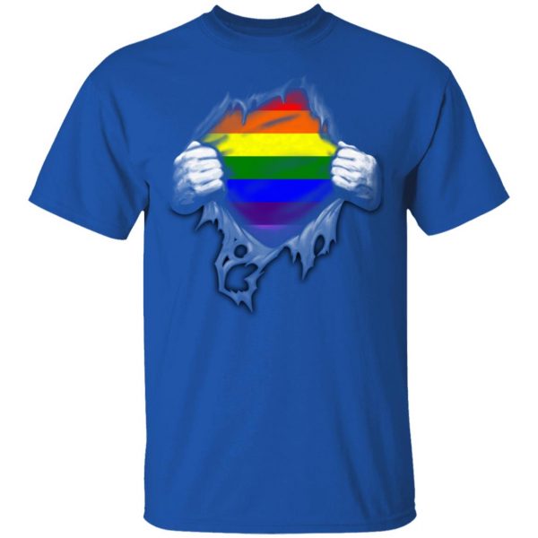 Rainbow Lesbian Gay Pride LGBT Super Strong T-Shirts 4
