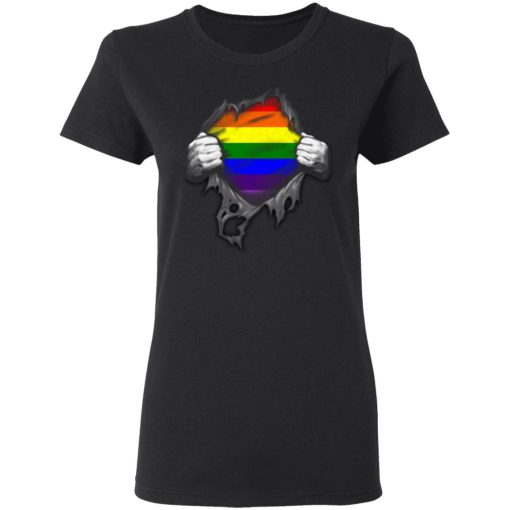 Rainbow Lesbian Gay Pride LGBT Super Strong T-Shirts 5