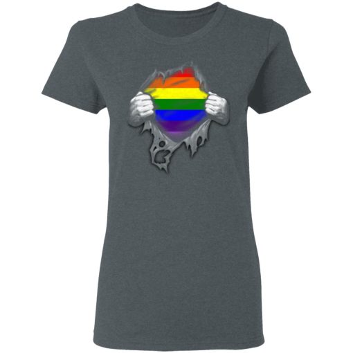 Rainbow Lesbian Gay Pride LGBT Super Strong T-Shirts 6