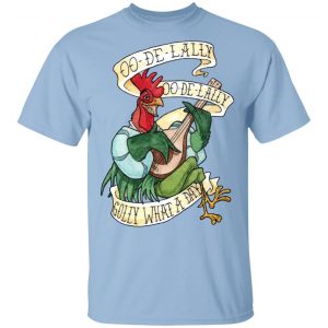 Alan-A-Dale Rooster OO-De-Lally Golly What A Day Roster Bard T-Shirts Movie