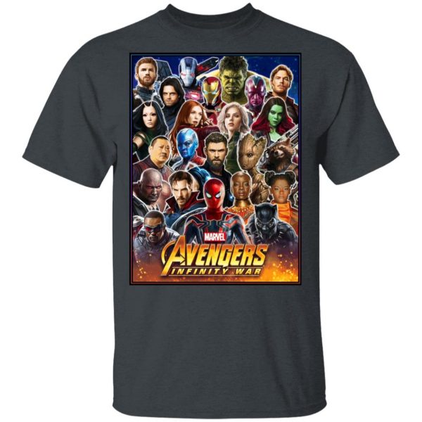 Marvel Avengers Infinity Wars Team T-Shirts 2