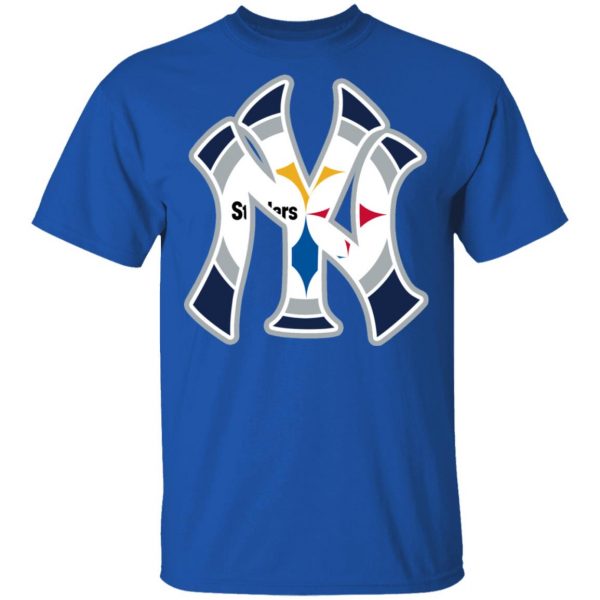 New York Yankees Pittsburgh Steelers T-Shirts 2