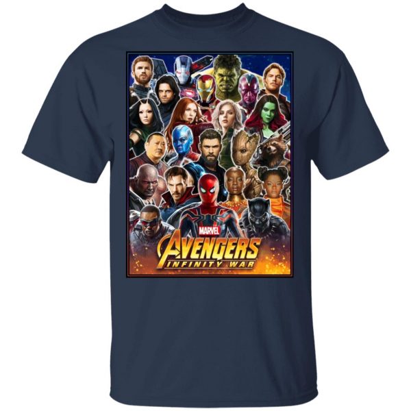 Marvel Avengers Infinity Wars Team T-Shirts 3