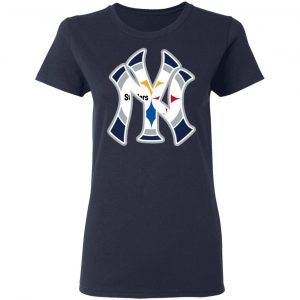 New York Yankees Pittsburgh Steelers T-Shirts 6