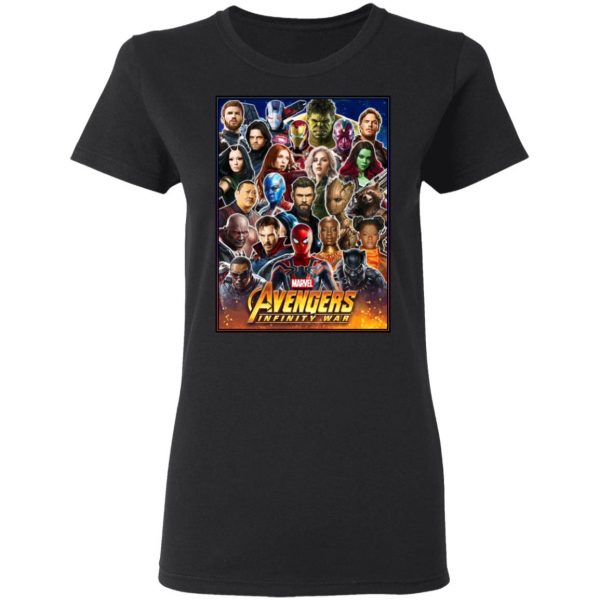 Marvel Avengers Infinity Wars Team T-Shirts 5