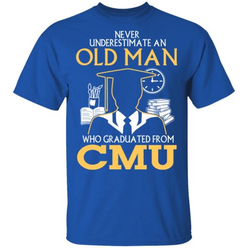 Never Underestimate An Old Man Who Graduated From CMU T-Shirts 4