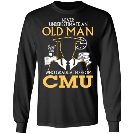 Never Underestimate An Old Man Who Graduated From CMU T-Shirts - Image 9