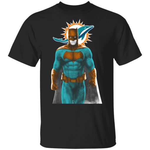 Miami Dolphins Batman Mash Up T-Shirts 1