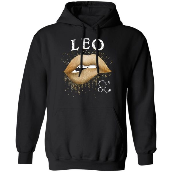 Leo Zodiac July August Birthday Gift Golden Lipstick T-Shirts 10