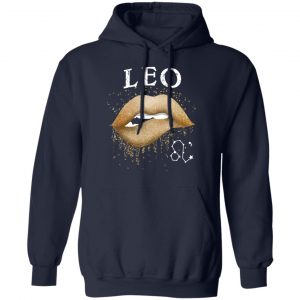 Leo Zodiac July August Birthday Gift Golden Lipstick T-Shirts 23
