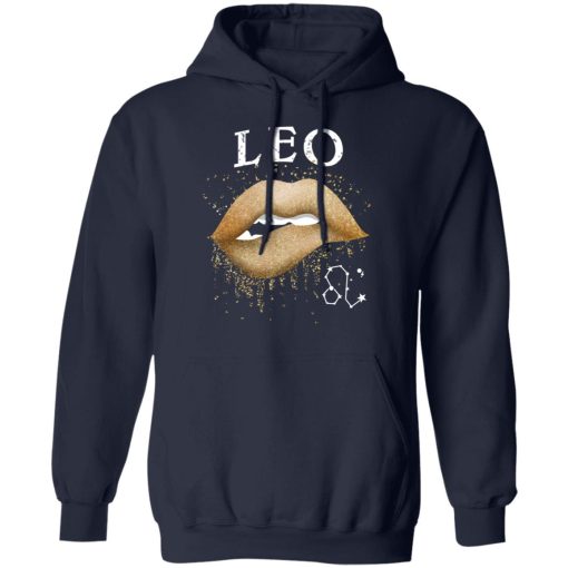 Leo Zodiac July August Birthday Gift Golden Lipstick T-Shirts 11