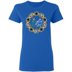 Miami Dolphins And Carolina Panthers In My DNA Batman Superwoman T-Shirts 20