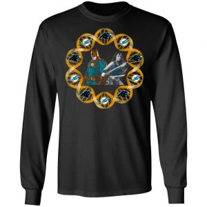 Miami Dolphins And Carolina Panthers In My DNA Batman Superwoman T-Shirts 21