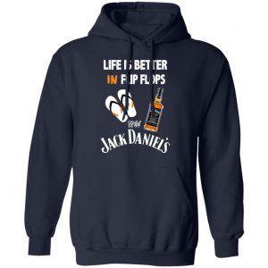 Life Is Better In Flip Flops With Jack Daniel’s T-Shirts 23