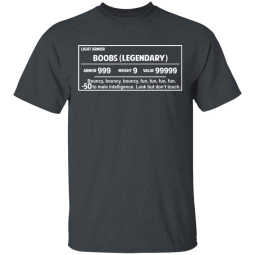 Light Armor – Boobs Legendary Armor 999 Weight 9 Value 99999 T-Shirts 1