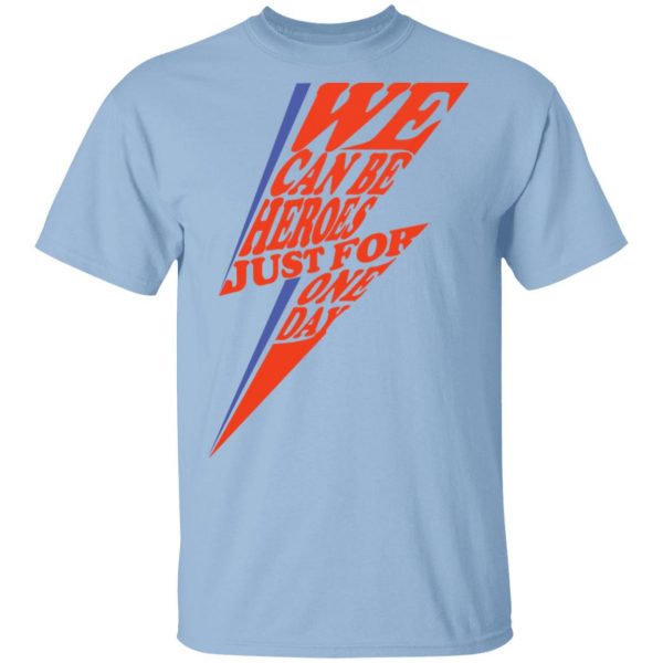 David Bowie We Can Be Heroes Just For One Day T-Shirts 1
