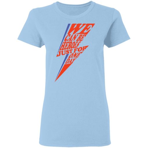 David Bowie We Can Be Heroes Just For One Day T-Shirts - Image 4