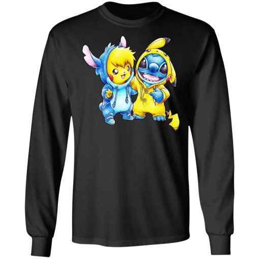 Cute Stitch Pokemon T-Shirts 3