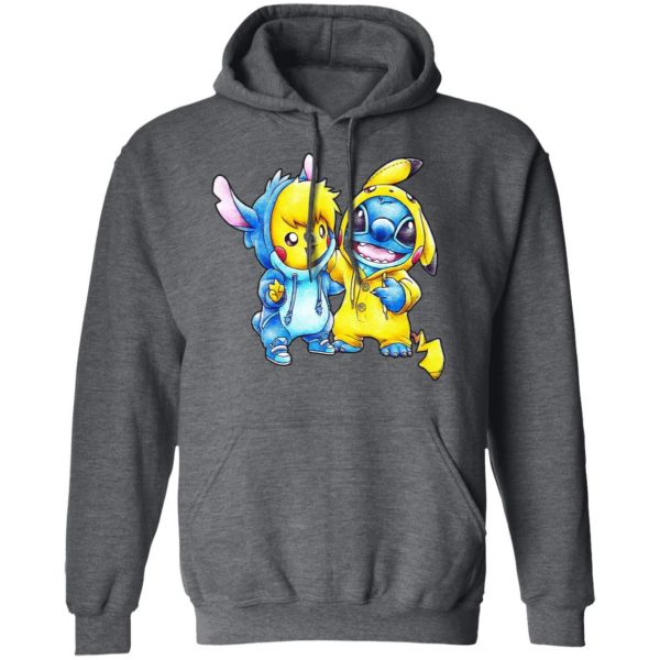 Cute Stitch Pokemon T-Shirts Apparel 14