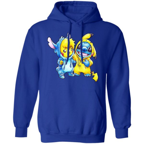 Cute Stitch Pokemon T-Shirts Apparel 15