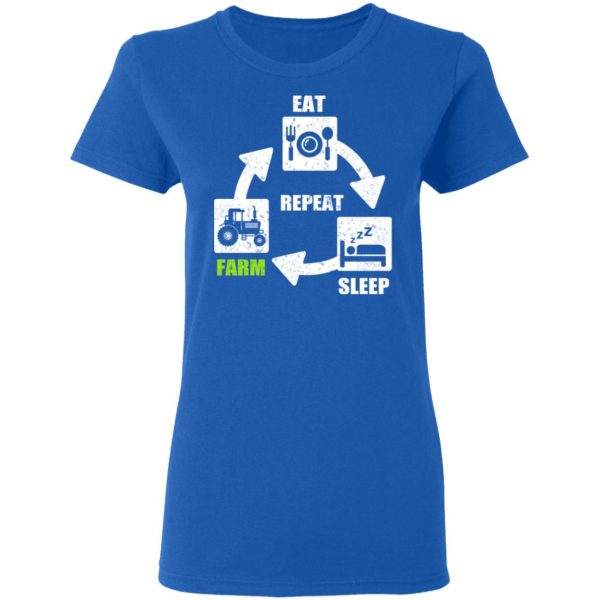Eat Sleep Farm Repeat Farming T-Shirts 8