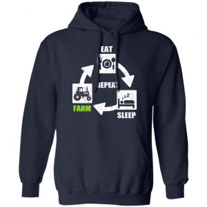 Eat Sleep Farm Repeat Farming T-Shirts 23