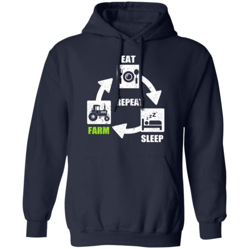 Eat Sleep Farm Repeat Farming T-Shirts - Image 11