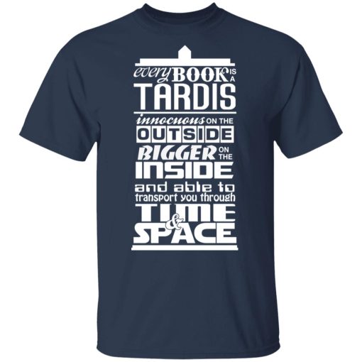 Every Book Is A Tardis T-Shirts - Image 3