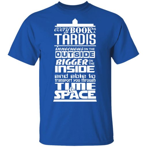 Every Book Is A Tardis T-Shirts - Image 4