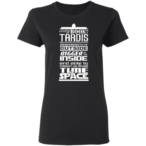 Every Book Is A Tardis T-Shirts - Image 5