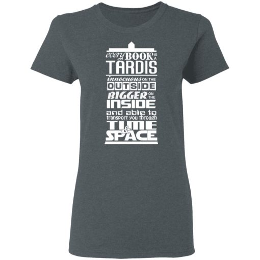 Every Book Is A Tardis T-Shirts - Image 6