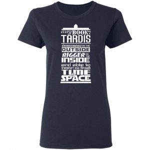 Every Book Is A Tardis T-Shirts 19