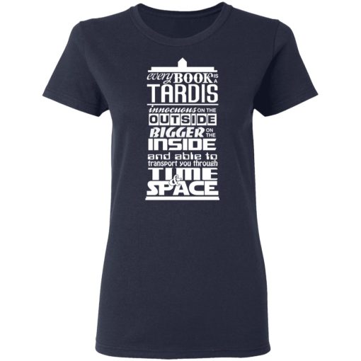 Every Book Is A Tardis T-Shirts - Image 7