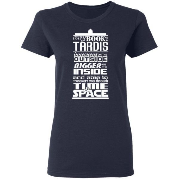 Every Book Is A Tardis T-Shirts 7