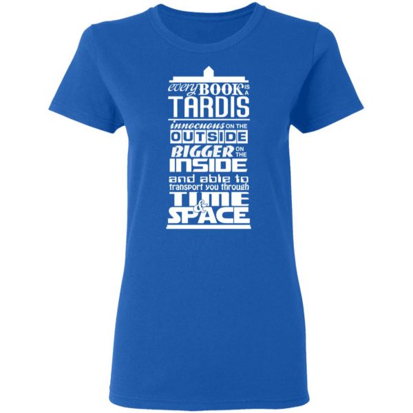 Every Book Is A Tardis T-Shirts 8