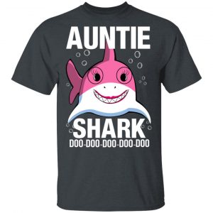 Auntie Shark Doo Doo Doo Doo Doo T-Shirts 14