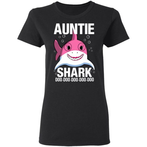 Auntie Shark Doo Doo Doo Doo Doo T-Shirts 5